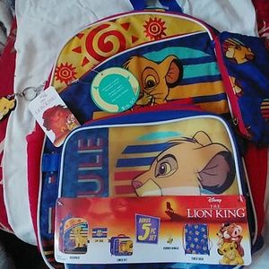 Brand new lion King bookbag